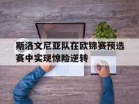 开云体育平台APP-斯洛文尼亚队在欧锦赛预选赛中实现惊险逆转